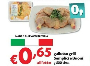 Pam Semplici E Buoni Galletto Grill offerta