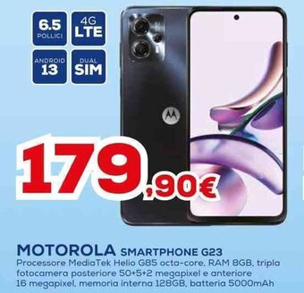 Euronics MOTOROLA SMARTPHONE G23 offerta