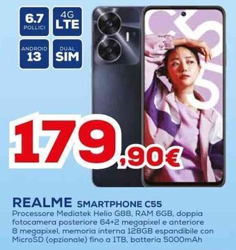 Euronics REALME SMARTPHONE C55 offerta