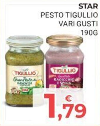 Eté STAR PESTO TIGULLIO VARI GUSTI 190G offerta