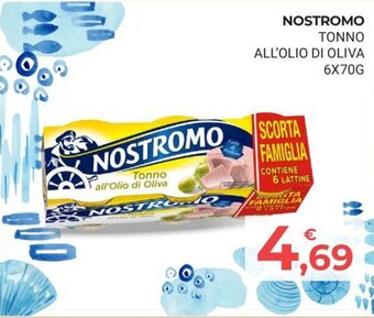 NOSTROMO TONNO ALL'OLIO DI OLIVA 6X70G