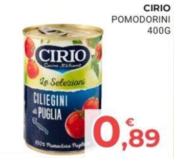 Eté CIRIO POMODORINI 400G offerta