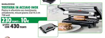 BARAZZONI TOSTIERA IN ACCIAIO INOX