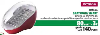 OMADA GRATTUGIA SMART dimensioni 14x9x9.5 cm