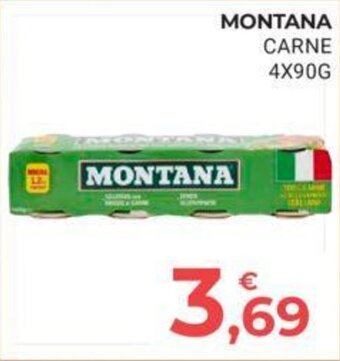 Eté MONTANA CARNE 4X90G offerta