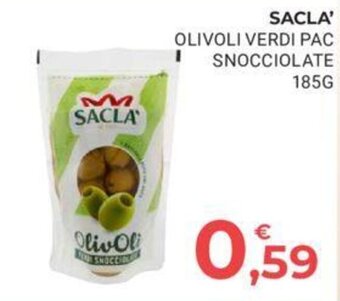 Eté SACLA' OLIVOLI VERDI PAC SNOCCIOLATE 185G offerta