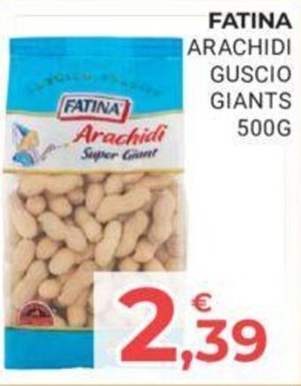 Eté FATINA ARACHIDI GUSCIO GIANTS 500G offerta