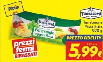 Iper Super Conveniente Terrabuona Pasta filata 920 g offerta