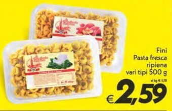 Iper Super Conveniente Fini Pasta fresca ripiena vari tipi 500 g offerta
