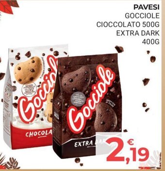 Eté PAVESI GOCCIOLE CIOCCOLATO 500G EXTRA DARK 400G offerta