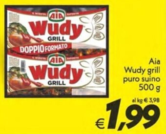 Iper Super Conveniente Aia Wudy grill puro suino 500 g offerta
