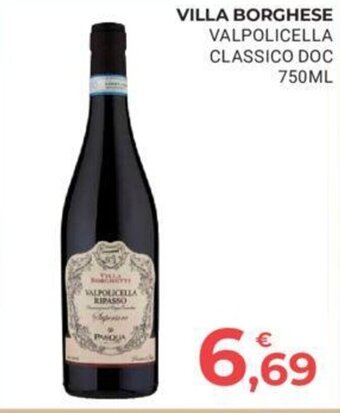 Eté VILLA BORGHESE VALPOLICELLA CLASSICO DOC 750ML offerta