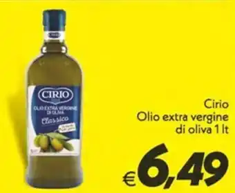Iper Super Conveniente Cirio Olio extra vergine di oliva 1 It offerta