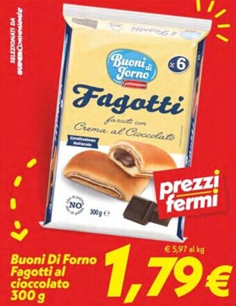 Iper Super Conveniente Buoni Di Forno Fagotti al cioccolato 300 g offerta
