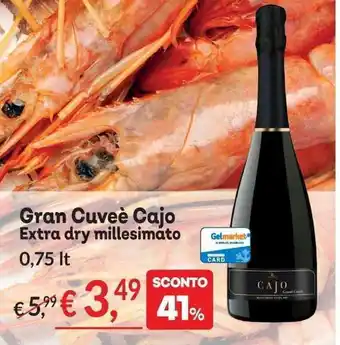 Gran Cuveè Cajo Extra dry millesimato 0,75 lt