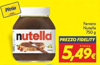 Iper Super Conveniente Ferrero Nutella 750 g offerta