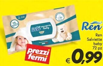 Iper Super Conveniente Ren Salviette baby 72 pz offerta
