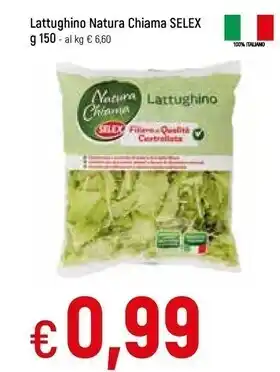 Famila Selex lattughino natura chiama offerta