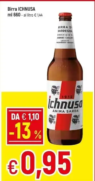 Famila Ichnusa birra ml 660 offerta