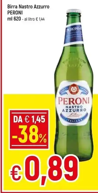 Famila Peroni birra nastro azzurro ml 620 offerta