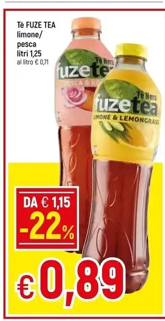 Famila Fuzetea tè limone / pesca offerta