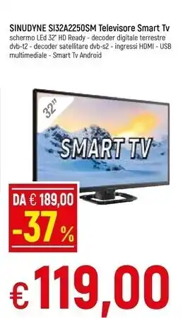 Famila Sinudyne - si32a2250sm televisore smart tv offerta