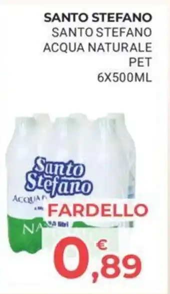Eté SANTO STEFANO SANTO STEFANO ACQUA NATURALE PET 6X500ML offerta
