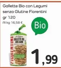 Famila Superstore Fiorentini gallette bio con legumi senza glutine offerta