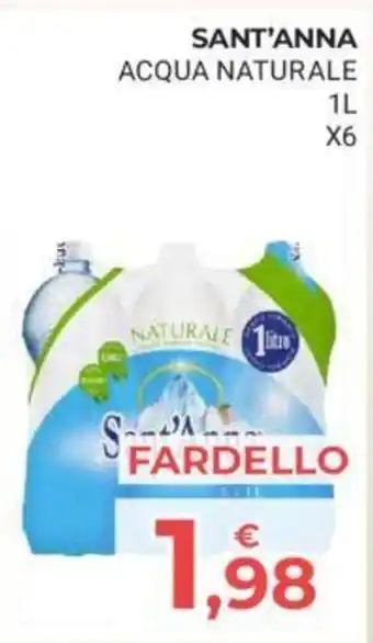 Eté SANT'ANNA ACQUA NATURALE 1L X6 offerta