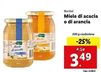 Lidl Maribel miele di acacia o di arancia offerta