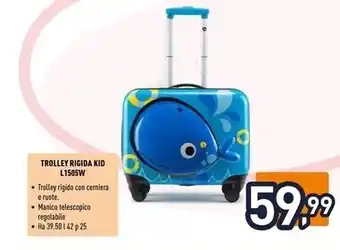 Joia home trolley rigida kid con pesce