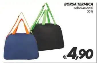 Iper Super Conveniente BORSA TERMICA colori assortiti 35 It offerta