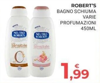 Eté ROBERT'S BAGNO SCHIUMA VARIE PROFUMAZIONI 450ML offerta