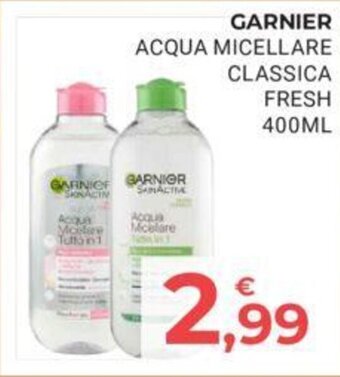 Eté GARNIER ACQUA MICELLARE CLASSICA FRESH 400ML offerta