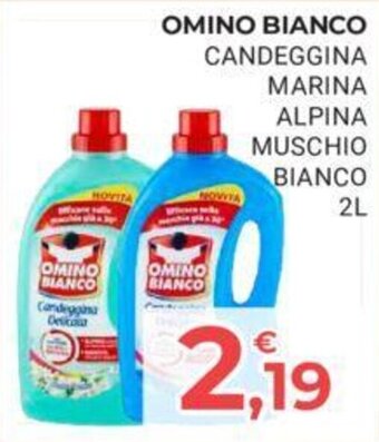 Eté OMINO BIANCO CANDEGGINA MARINA ALPINA MUSCHIO BIANCO 2L offerta