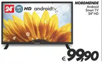 Iper Super Conveniente NORDMENDE Android Smart TV 24" HD offerta