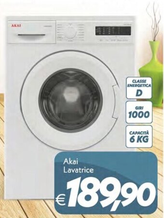 Iper Super Conveniente Akai Lavatrice offerta