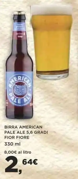 Coop BIRRA AMERICAN PALE ALE 5,6 GRADI FIOR FIORE 330 ml offerta