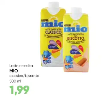 Latte crescita ΜΙΟ classico/biscotto 500 ml