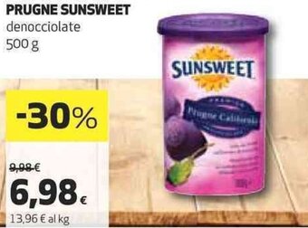 Coop PRUGNE SUNSWEET denocciolate 500 g offerta