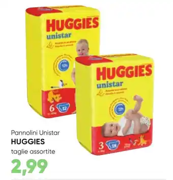 Pannolini Unistar HUGGIES taglie assortite
