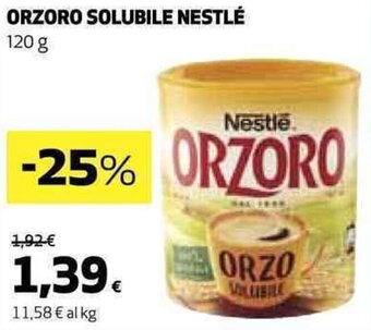 Coop ORZORO SOLUBILE NESTLÉ 120 g offerta