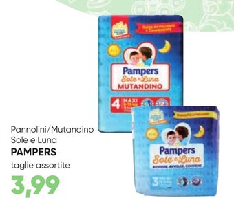 Supermercati Pick Up Pannolini/Mutandino Sole e Luna PAMPERS taglie assortite offerta