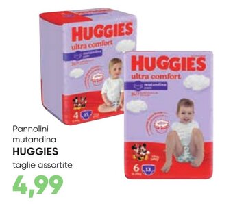 Supermercati Pick Up Pannolini mutandina HUGGIES taglie assortite offerta