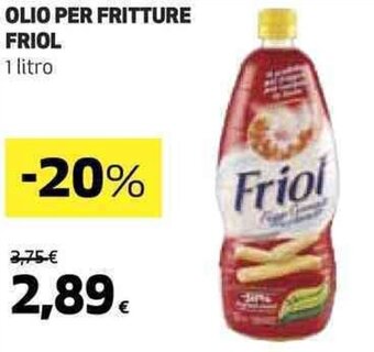 Coop OLIO PER FRITTURE FRIOL 1 litro offerta