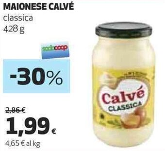 Coop MAIONESE CALVÉ classica 428 g offerta
