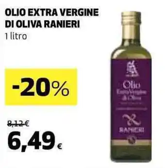 Coop OLIO EXTRA VERGINE DI OLIVA RANIERI 1 litro offerta
