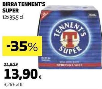 Coop BIRRA TENNENT'S SUPER 12x35.5 cl offerta