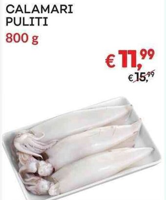 Gelmarket CALAMARI PULITI 800 g offerta