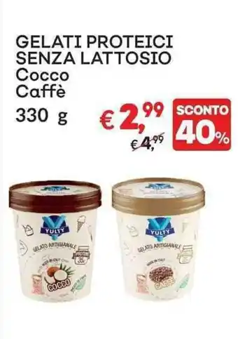 GELATI PROTEICI SENZA LATTOSIO Cocco Caffè 330 g